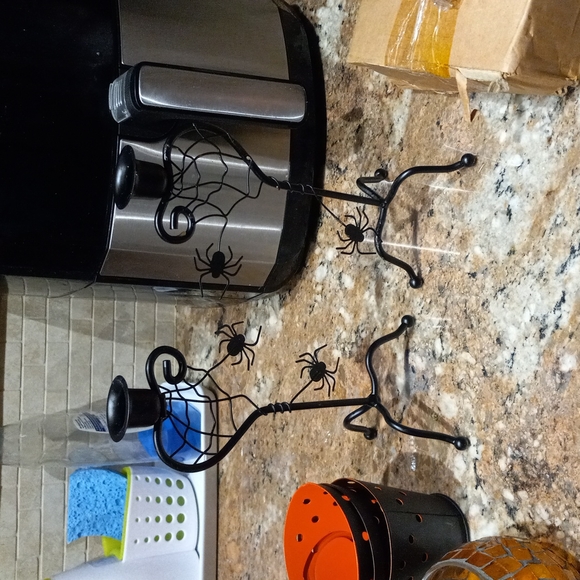 Halloween Decorative Candlestick Holder/Tealights Lot. - Picture 9 of 11